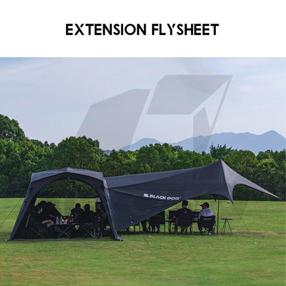 Blackdog Auto Dome Shelter Quick Opening Inner Tent Extension Flysheet Door Mesh Cloth TPU Groundsheet CBD2450WS010