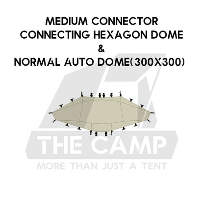 Naturehike Hexagon Auto Dome Shelter Accessories Quick Opening Tent Canopy Flysheet Door Mesh TPU Cloth CNK230WS014