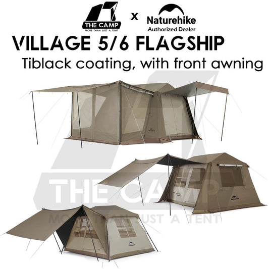Naturehike Village 5 / 6 Flagship Automatic Tent With Flysheet Outdoor Camping Ultimate CNK2300ZP021 CNK2300ZP022