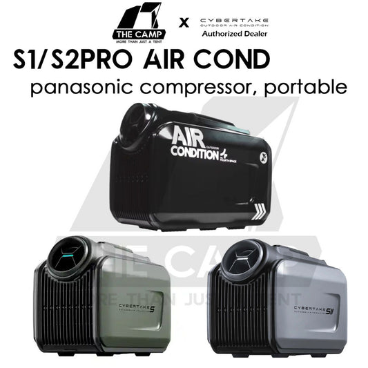 Cybertake S1 / S1 PRO /S2 PRO Dawning Fire Black Portable Air Conditioner Tactical Style 240V Outdoor Camping Air Cond