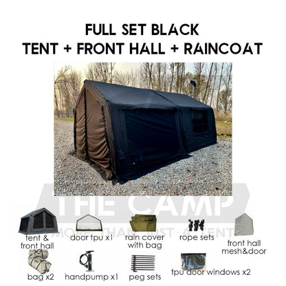 Spark MARS08 Air Tent 8+8m2 Large Space MARS Army Green Camo Black Dark Gray Grey Tactical