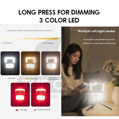 Blackdog Dual Side Foldable Light with Tripod Outdoor Camping Hanging LED Floodlight Latern Lampu CBD2550ZM033