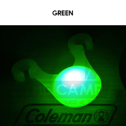 LED String Guard Light Mini Outdoor Camping Rope Hanging Warning Lamp Flashlight Safety Silicone Lampu Tali Battery