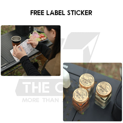 Shinetrip Seasoning Bag Set Outdoor Camping Ingredient Condiment Box Bottle Container Spice Oil Jar Sugar Salt Pepper