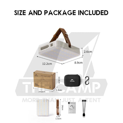 Naturehike Moonlight Plus Camping LED Light Lamp Lantern Hanging 11000mah Tripod Tent Flysheet CNK2300DQ017