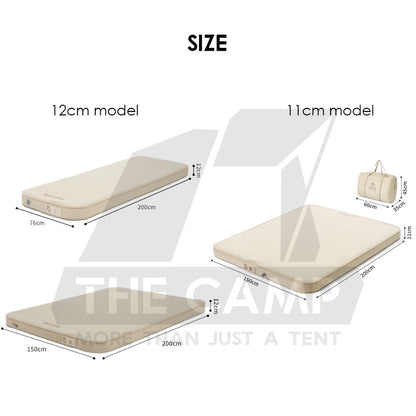 Naturehike 3D Sponge Bed 12cm 11cm Mattress Auto Inflate Inflatable Pad Tilam YuGu C12 CNK2300WS011 CNH23DZ10002