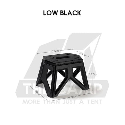 Military Style Camping Stool Outdoor Foldable Chair Folding Sleeve Bag Rack Japanese Style Flysheet Expansion Table Top