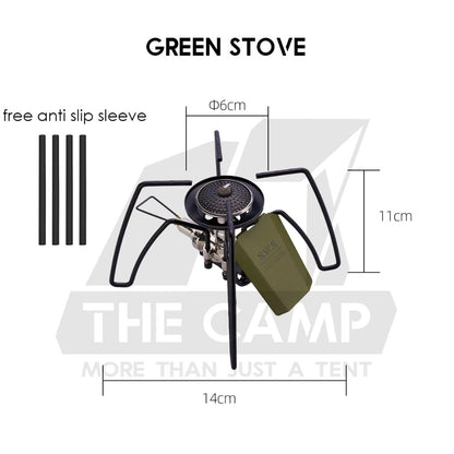 Wellhike SWS Spider Stove with Accessories Black Titanium Windshield Valve Turning Knob Regular Assist Bag Plate Rack
