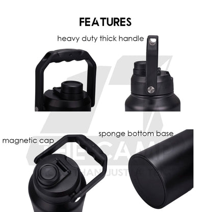 Wellhike SWS 2L Thermos Bottle Tactical Portable Outdoor Camping Travel Stainless Steel 304 Ice Bucket Case