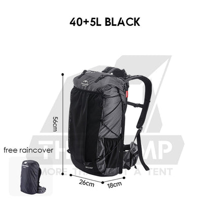 Naturehike Hiking Backpack Bag 40L+5L 60L+5L 70L+5L Climbing Waterproof with Rain Cover NH70B070-B NH19BP095 NH20BB113