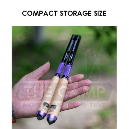 Farmer Camp Small Fishing Rod Set Outdoor Camping Fish Rod Compact Telescopic Shrimp Udang Ikan Pancing