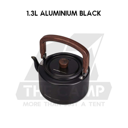 Wellhike SWS Outdoor Kettle 1L / 1.1L Stainless Steel / Aluminium Camping Teapot Coffee Pot Silicon Spout Pourer