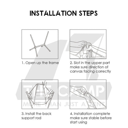 Naturehike Foldable Rocking Chair Portable Adjustable Camping Folding Sling Chair Table Tent Nail Peg Bag NH21JJ004