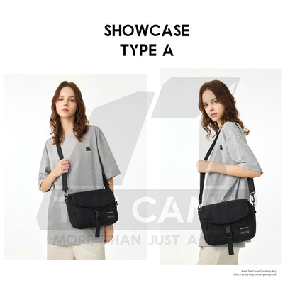Blackdog Sling Shoulder Bag Outdoor Camping Travel Messenger Satchel Wallet Black Beg Unisex CBD2450XB017 CBD2450XB018