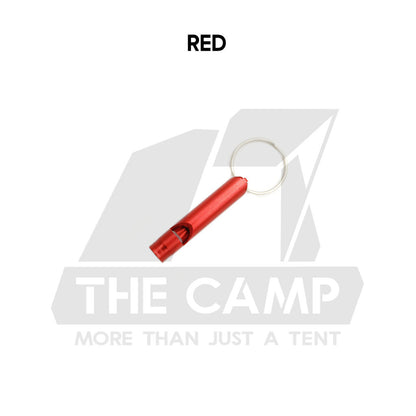 Aluminum Alloy High Pitched Whistle Dual Frequency Hi Pitch Survival Dual Tube Outdoor Hiking Camping EDC Tools Keychain