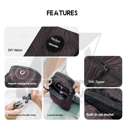 Naturehike Mobile Phone Bag Sling Shoulder Outdoor Travel Messenger Satchel Wallet Beg Perempuan Gift CNK2450XB011