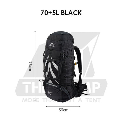 Naturehike Hiking Backpack Bag 40L+5L 60L+5L 70L+5L Climbing Waterproof with Rain Cover NH70B070-B NH19BP095 NH20BB113