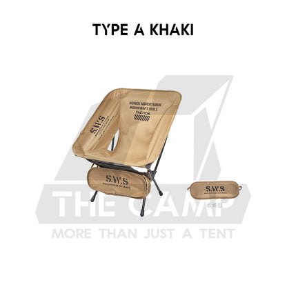 Wellhike SWS Moon Chair Foldable Outdoor Camping Compact Size Optional Sun Shade Kerusi Healing