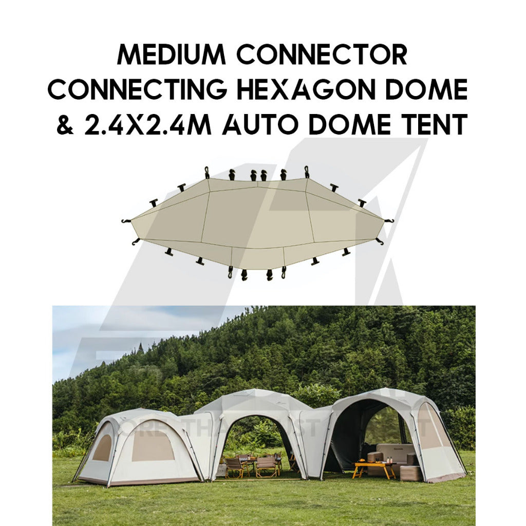 Naturehike Hexagon Auto Dome Shelter Accessories Quick Opening Tent Canopy Flysheet Door Mesh TPU Cloth CNK230WS014