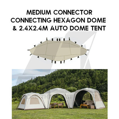 Naturehike Hexagon Auto Dome Shelter Accessories Quick Opening Tent Canopy Flysheet Door Mesh TPU Cloth CNK230WS014