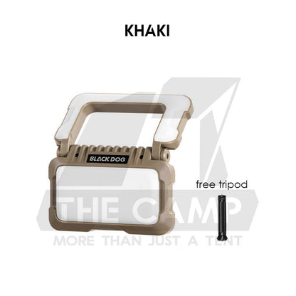 Blackdog Dual Side Foldable Light with Tripod Outdoor Camping Hanging LED Floodlight Latern Lampu CBD2550ZM033