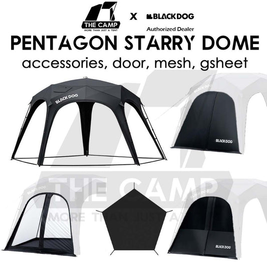 Blackdog Pentagon Starry Auto Dome Shelter Accessories Quick Opening Inner Tent Door Mesh Cloth Groundsheet CBD2550WS028