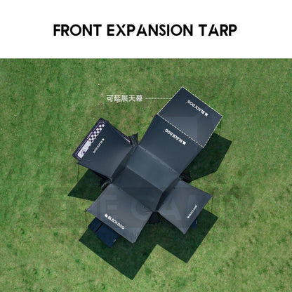 Blackdog Star Chaser 5.9 Auto Tent Outdoor Camping 1 Room 4 Hall Flysheet Vicore Village 6 Black  CBD2450WS028