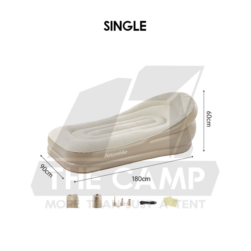 Naturehike Inflatable Sofa Bed Outdoor Camping Chair Single Double Bed Mattress Table Flysheet Tarp Pump CNK2300DZ020