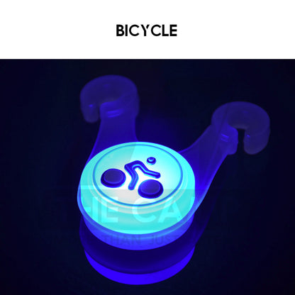 LED String Guard Light Mini Outdoor Camping Rope Hanging Warning Lamp Flashlight Safety Silicone Lampu Tali Battery