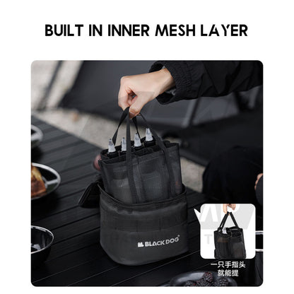 Blackdog Seasoning Bag Set Outdoor Camping Ingredient Condiment Box Bottle Container Spice Oil Jar Sugar CBD2450XB019