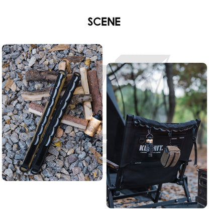 Shinetrip Hanging Loop Strap Molle System Kermit Chair Hanger Lamp Flysheet Pole Rod Bag Tactical Black