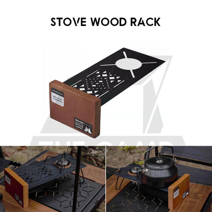 Wellhike SWS Spider Stove with Accessories Black Titanium Windshield Valve Turning Knob Regular Assist Bag Plate Rack