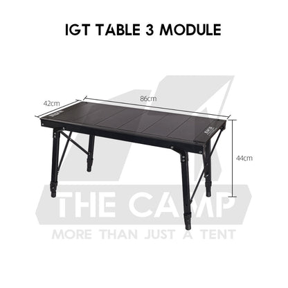 Wellhike SWS IGT Table Adjustable Height Expandable Side Spider Stove Acrylic Wood Plate Lamp Pole Water Dispenser