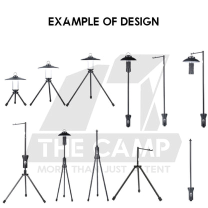 Wellhike SWS Multishape Lamp Pole Customizable Design Tactical  Outdoor Camping Adjustable Height Table Light Stand