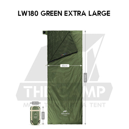 Naturehike Sleeping Bag Outdoor Camping Envelope U150 LW180 L150 F150 Cotton Ultralight Travel Portable