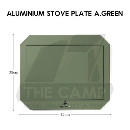 Iron Steel Mesh Camping Rack Table Foldable Portable Stacking Storage Rack Bamboo Wood Top Picnic Outdoor