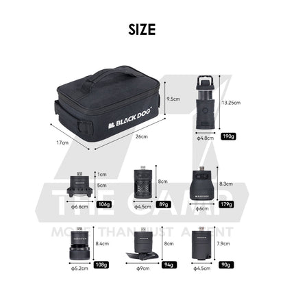 Blackdog x Lovork 7 in 1 Module Set Light Lamp Speaker Fan Torchlight Mosquito Repeller Pump Torch CBD2450ZM020