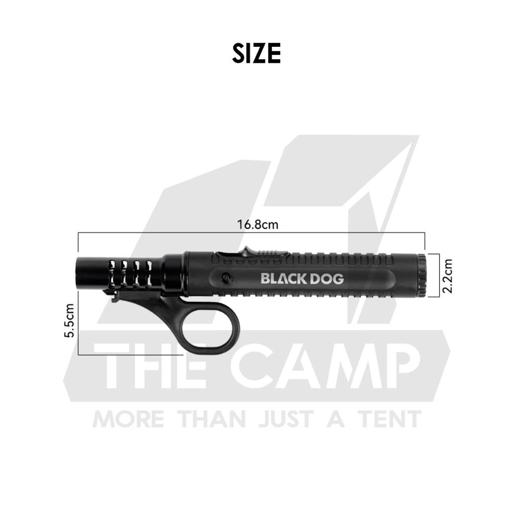 Blackdog Torch Lighter Blue Jet Flame Gun Outdoor Camping Butane Gas Burner Portable Pemetik Api CBD2550PJ010