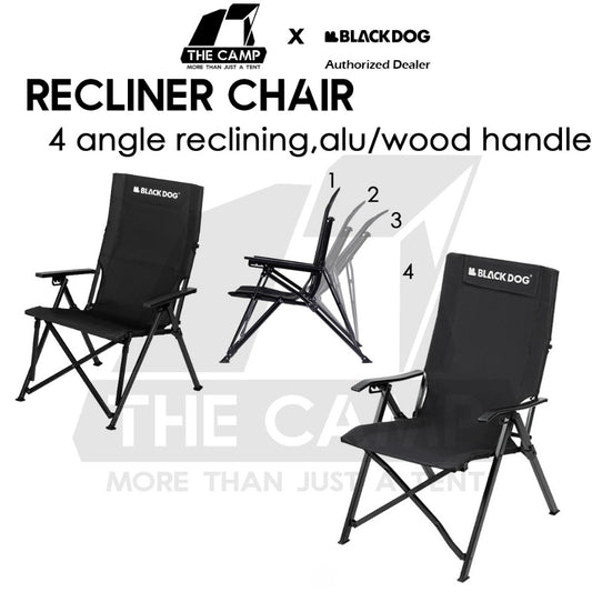 Blackdog Portable Adjustable Chair Arm Rest Reclining Recliner Outdoor Camping High Back CBD2450JJ024 CBD2450JJ042