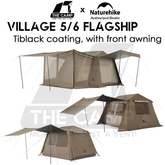 Naturehike Village 5 / 6 Flagship Automatic Tent With Flysheet Outdoor Camping Ultimate CNK2300ZP021 CNK2300ZP022