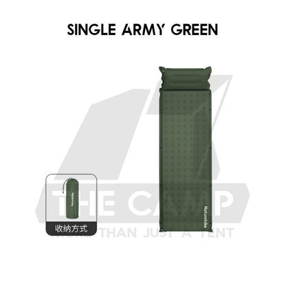 Naturehike Sponge Bed with Pillow Auto Inflate 6cm Joinable Outdoor Camping Mattress Inflatable Pad Tilam CNK2550WS025