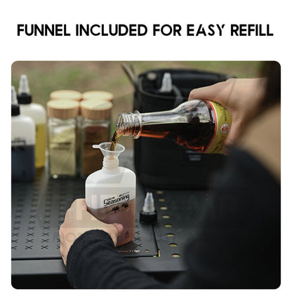 Shinetrip Seasoning Bag Set Outdoor Camping Ingredient Condiment Box Bottle Container Spice Oil Jar Sugar Salt Pepper