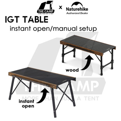Naturehike IGT Outdoor Combination Table Camping Detachable Kitchen Table Folding Stove BBQ Rack NH21JU011 CNK2300JJ016