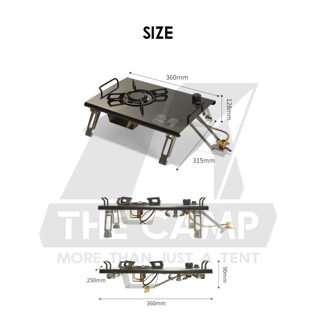 Naturehike IGT Gas Stove 4000W Stainless Steel Portable Module Modular Outdoor Camping Folding Burner Picnic NH20RJ001