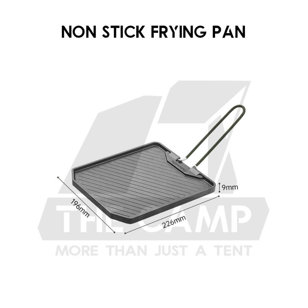 Naturehike Dark Star Three Burner Gas Stove 3300W Foldable IGT Table Half Plate Modular Outdoor Camping CNK2450CF019