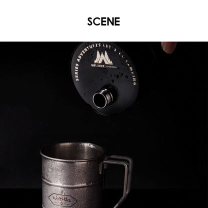 Wellhike SWS Oil Barrel Cup Mug 750ml Stainless Steel Tactical Style Outdoor Camping Cawan