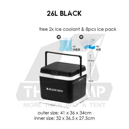 Blackdog Portable Cooler Box Ice Box 5L 13L 17L 25L 26L Camping Outdoor Picnic Food Storage Box Freezer CBD2450CF013