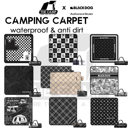 Blackdog Camping Picnic Carpet Black Portable Mat Waterproof Outdoor CBD2300DZ013 BD-YCD002 BD-YCD003 BD-DZ23001