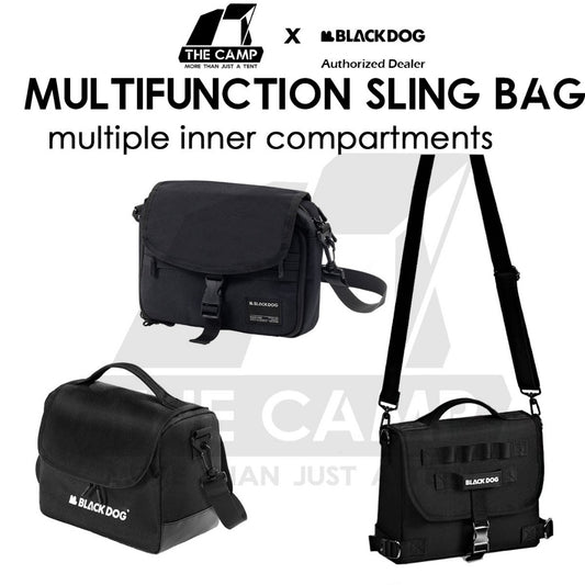Blackdog Sling Shoulder Bag Outdoor Camping Travel Messenger Satchel Wallet Black Beg Unisex CBD2450XB017 CBD2450XB018
