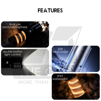 Blackdog Detachable Torch Light Atmosphere Light 2 in 1 Outdoor Camping LED Lamp Lantern Lampu CBD2450ZM011